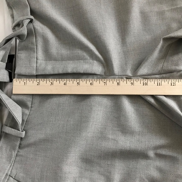 BANANA REPUBLIC Avery Ankle Trouser Pants Gray Belted Women’s Plus Size 14 NWT - Picture 14 of 16